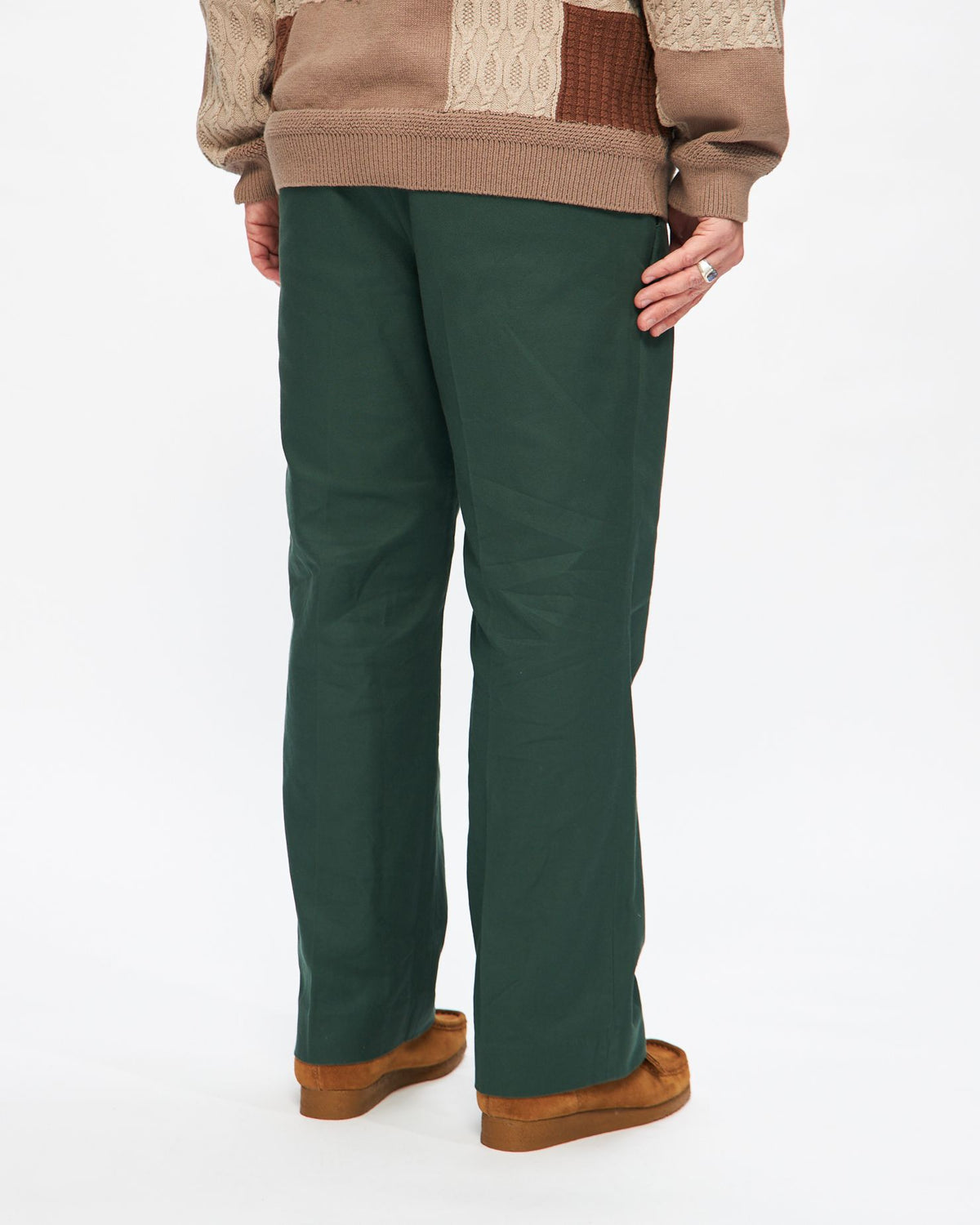 Mobley Straight Pant in Bottle Green