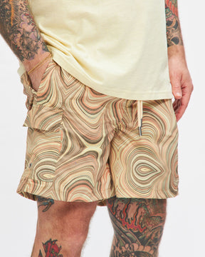 Swim Trunks in Coral