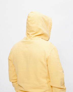 College Arch Hoodie in Plain Light Yellow