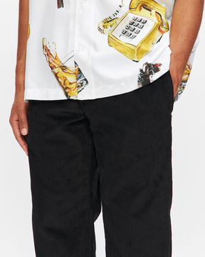 Corduroy Leisure Pant in Black
