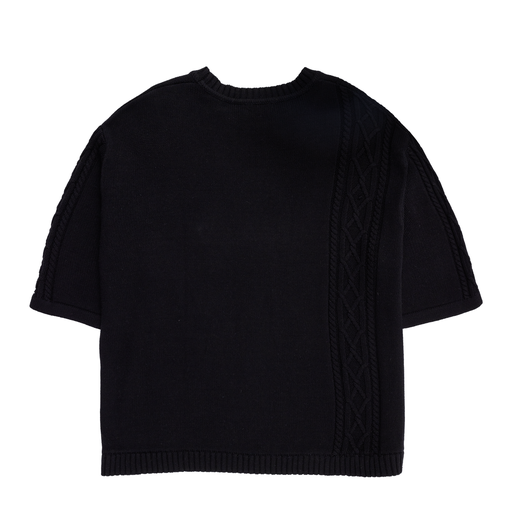 Charlie Mock Neck Shirt in Black