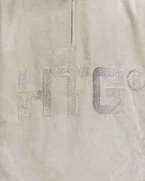 HTG Branded Qtr Zip in Grey