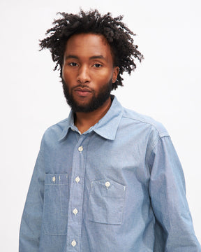 Work Shirt - Lt. Blue Cotton Chambray