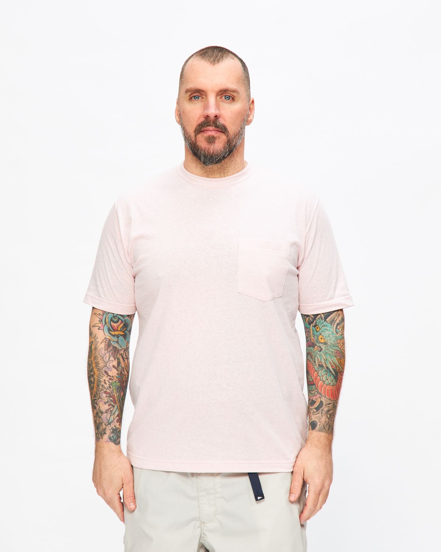 Pocket T-Shirt in Pink