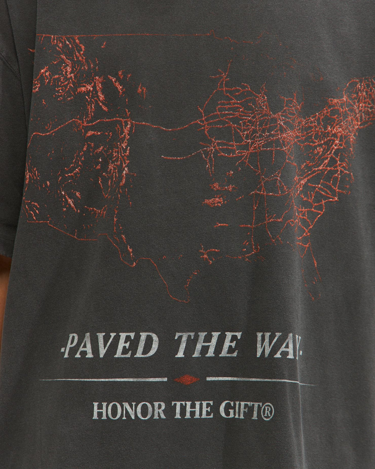 Pave The Way T-Shirt in Black