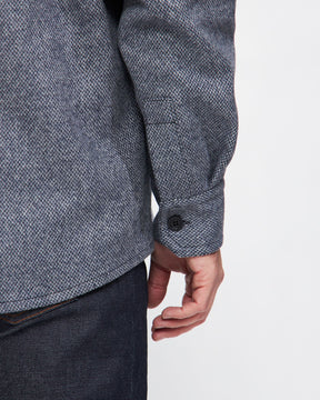Basile Overshirt in Dark Navy
