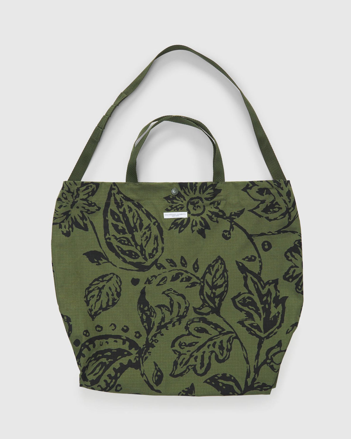 Carry All Tote in Olive Floral Ripstop