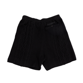 Charlie Knit Shorts in Black