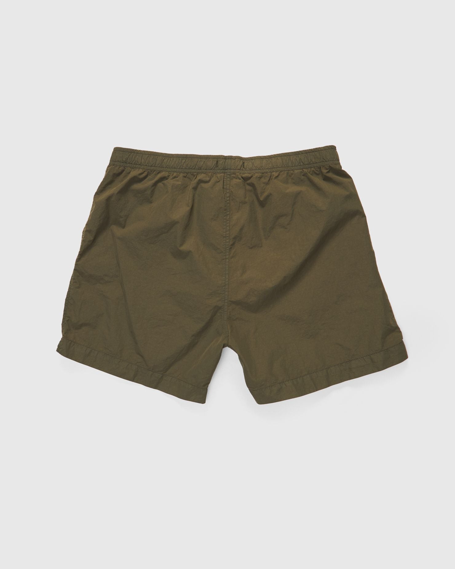 Flatt Nylon Auxiliary Pocket Swim Shorts in Ivy Green