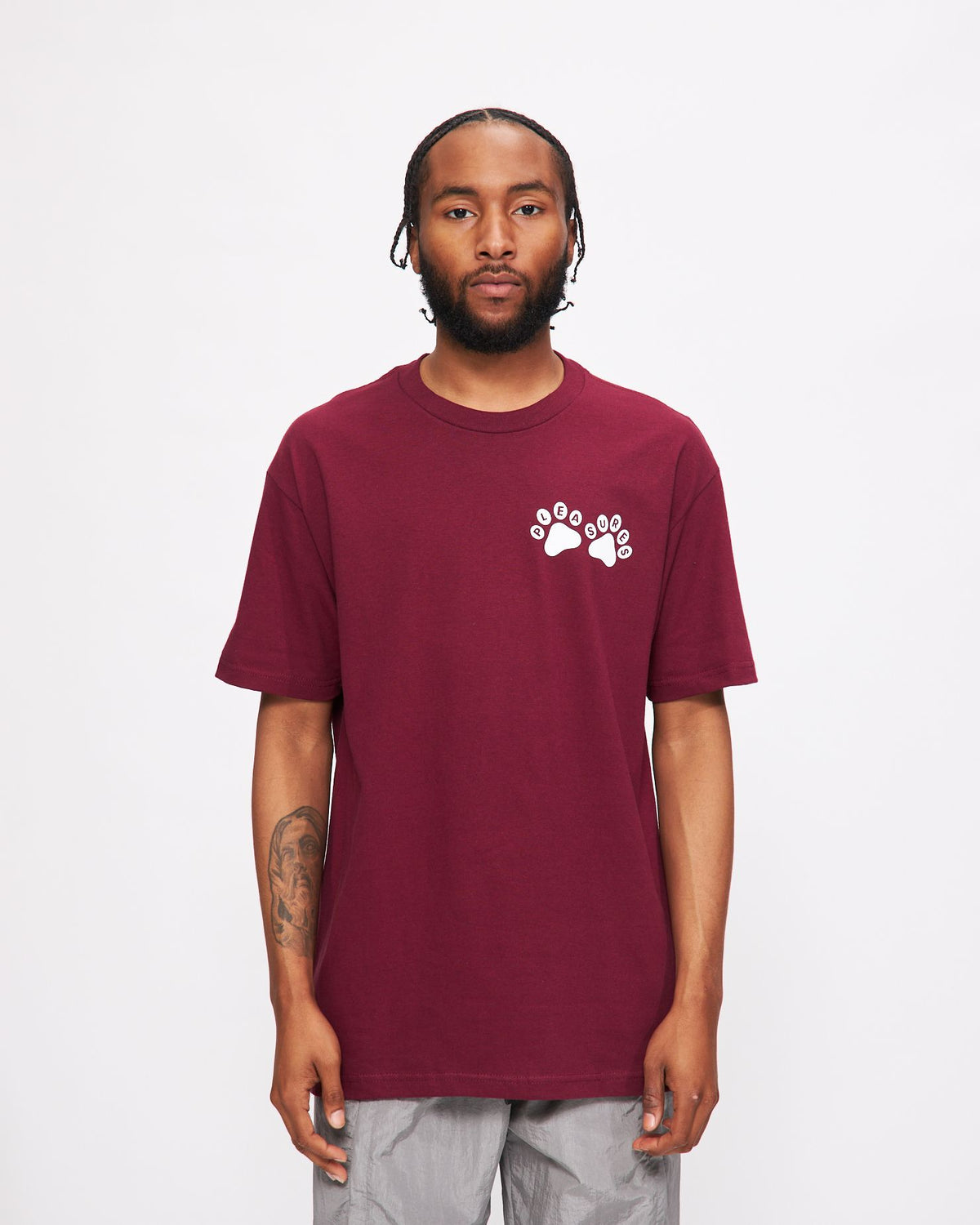 Puppies T-Shirt in Burgundy