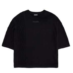 Charlie Mock Neck Shirt in Black